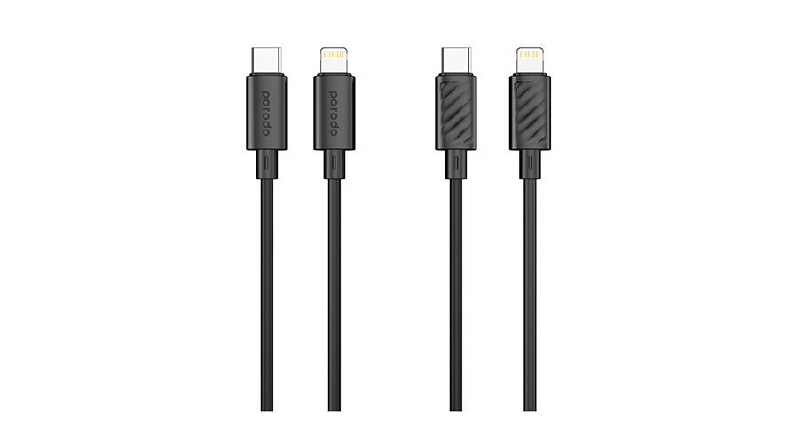 Porodo Blue 20W PD Type C to Lightning PVC Cable 1.2M