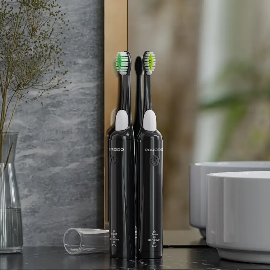 Porodo Lifestyle Rechargeable Electric Toothbrush 3 Porodo Lifestyle Rechargeable Electric Toothbrush - Image 3