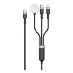 Porodo TrioLink 3-In-1 Charging Cable Type-C, Lightning and iWatch
