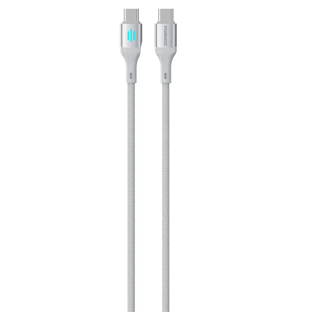 Porodo USB-C to USB-C Charging & Data Cable PD 240W 2 Porodo USB-C to USB-C Charging & Data Cable PD 240W - Image 2