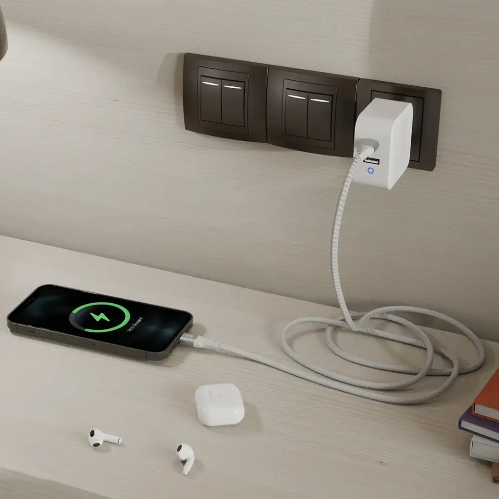 Porodo USB-C to USB-C Charging & Data Cable PD 240W 5 Porodo USB-C to USB-C Charging & Data Cable PD 240W - Image 5