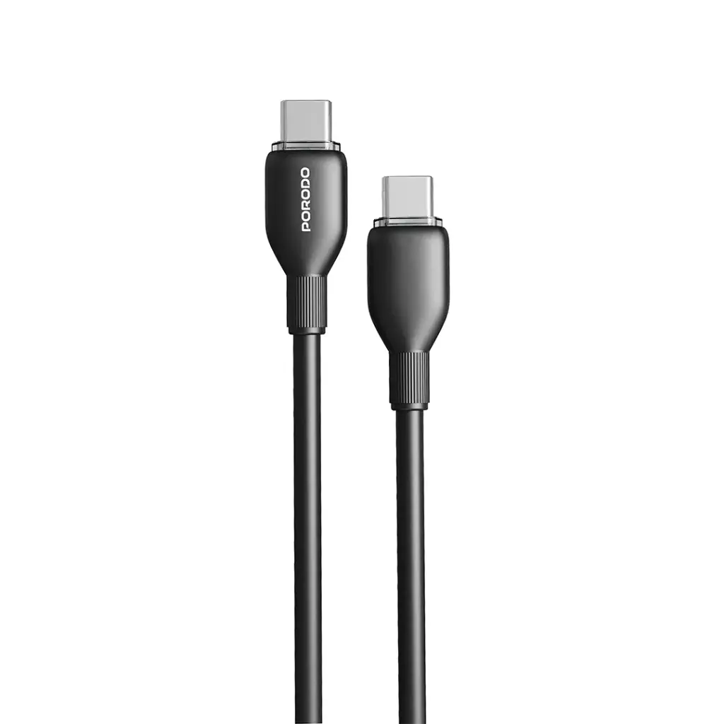 Porodo USB-C to USB-C Fast Charging & Data Cable 2 Porodo USB-C to USB-C Fast Charging & Data Cable - Image 2