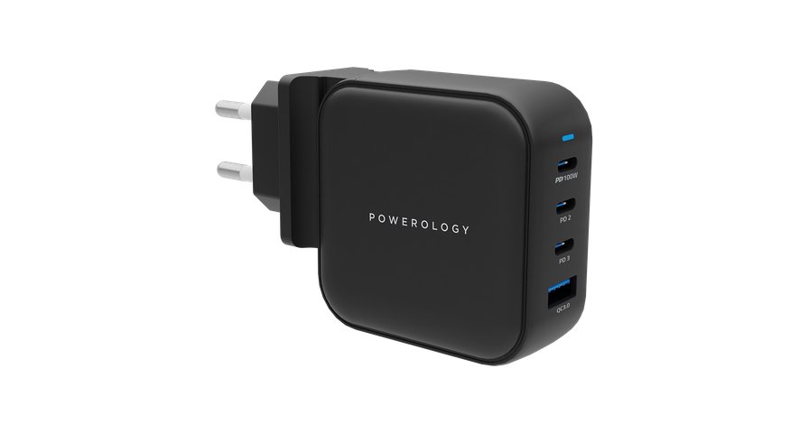 Powerology 100W Triple PD + 1 QC3.0 World Travel Kit 1 Powerology 100W Triple PD + 1 QC3.0 World Travel Kit