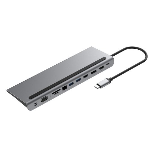 Powerology 11 in 1 USB Multiport Hub & Laptop Stand - Image 2