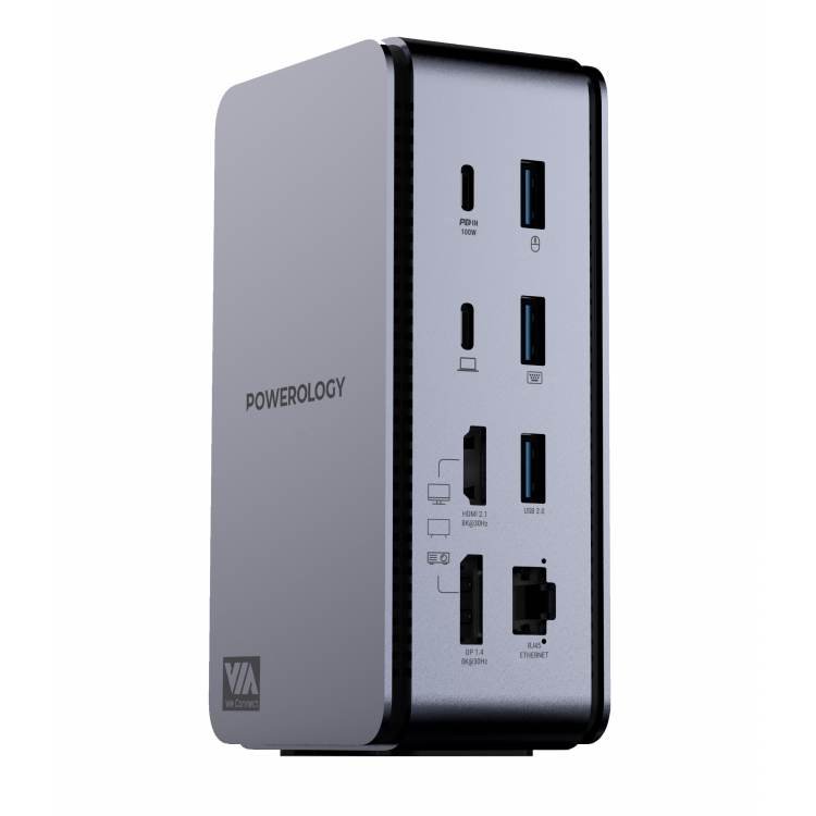 Powerology 15 in 1 Dual Dock Station 2 Powerology 15 in 1 Dual Dock Station - Image 2