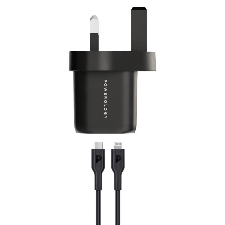 Powerology 33W GaN PD Charger with Type-C to Lightning 1.2m Cable 4 Powerology 33W GaN PD Charger with Type-C to Lightning 1.2m Cable - Image 4