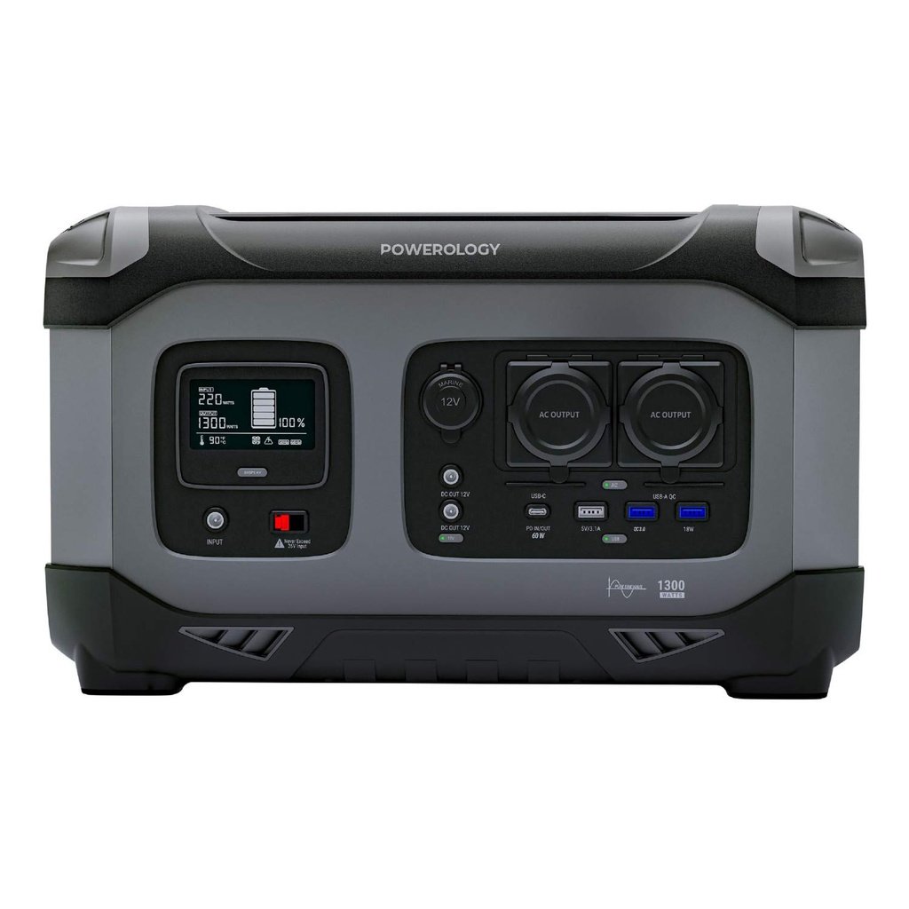 Powerology 392000mAh 1300W Portable Power Generator PD 60W 3 Powerology 392000mAh 1300W Portable Power Generator PD 60W - Image 3
