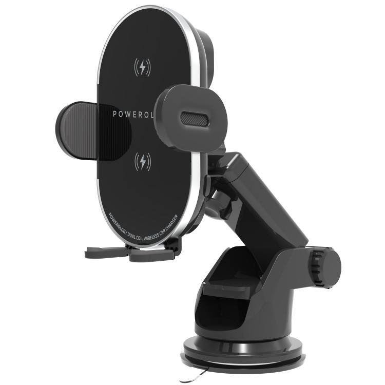 Powerology 3 in 1 Fast Wireless Car Charger Mount Holder 1 Powerology 3 in 1 Fast Wireless Car Charger Mount Holder