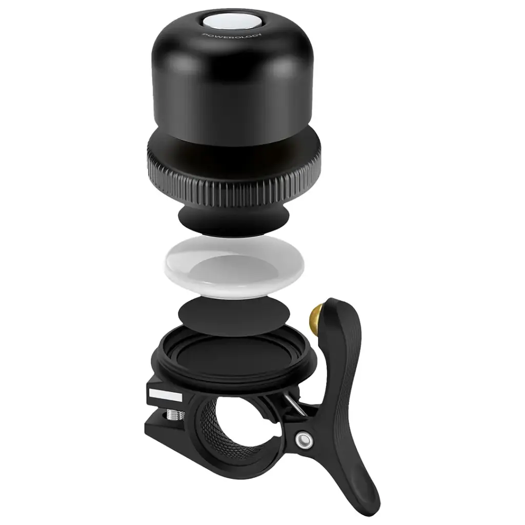 Powerology Bicycle & Scooter Bell With Airtag Mount 3 Powerology Bicycle & Scooter Bell With Airtag Mount - Image 3