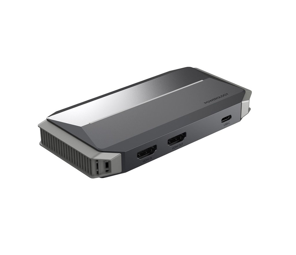 Powerology Capture Card C 3.2 Gen1 Input & Loopout: HDMI 2.0, Aux 1*(Out, In, Mic) Support 4K/30Hz 1 Powerology Capture Card C 3.2 Gen1 Input & Loopout: HDMI 2.0, Aux 1*(Out, In, Mic) Support 4K/30Hz