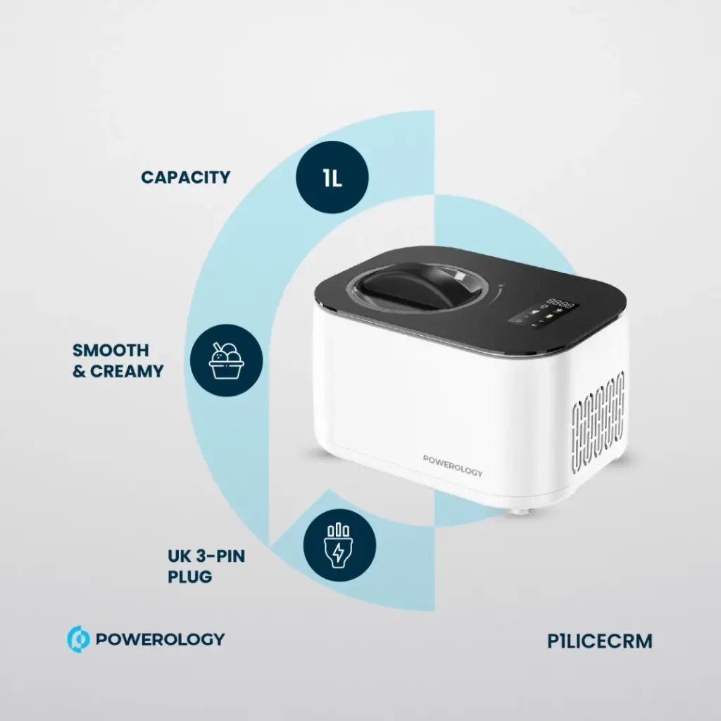 Powerology Ice Cream & Frozen Yogurt Machine 4 Powerology Ice Cream & Frozen Yogurt Machine - Image 4