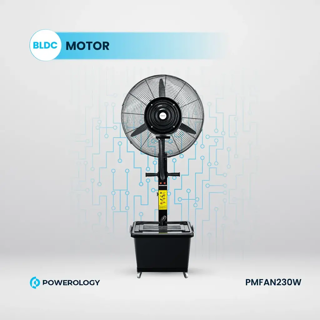 Powerology Industrial Fan Mist Spray & Humidifier 7 Powerology Industrial Fan Mist Spray & Humidifier - Image 7