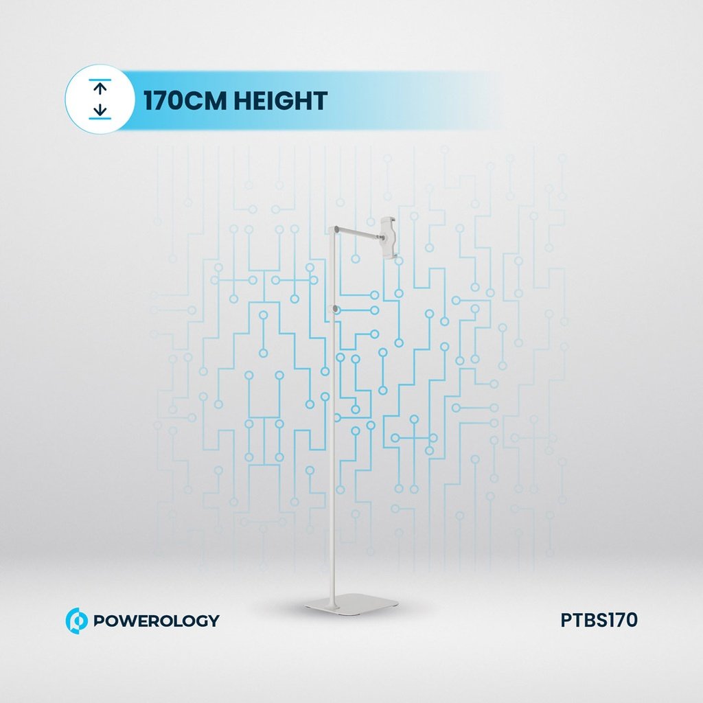 Powerology Multi-Joint Floor Stand Metal Base Phone & Tablet 6 Powerology Multi-Joint Floor Stand Metal Base Phone & Tablet - Image 6