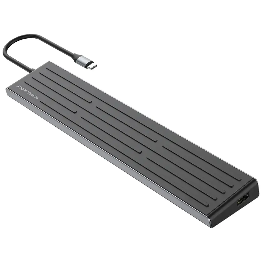 Powerology Nexis 13-in-1 Multi-Display USB-C Hub & Laptop Stand 4 Powerology Nexis 13-in-1 Multi-Display USB-C Hub & Laptop Stand - Image 4