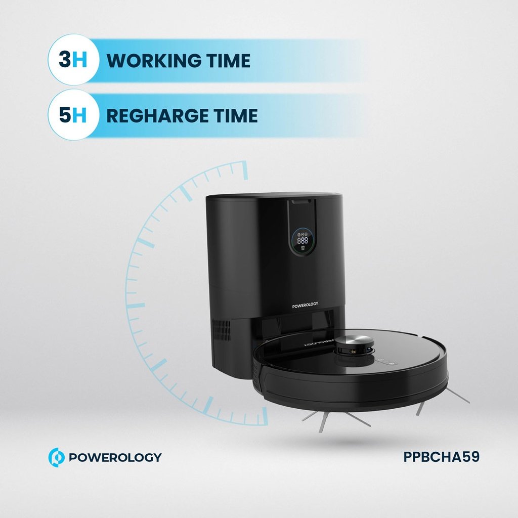 Powerology Smart Station Robot Vacuum & Mop 5 Powerology Smart Station Robot Vacuum & Mop - Image 5