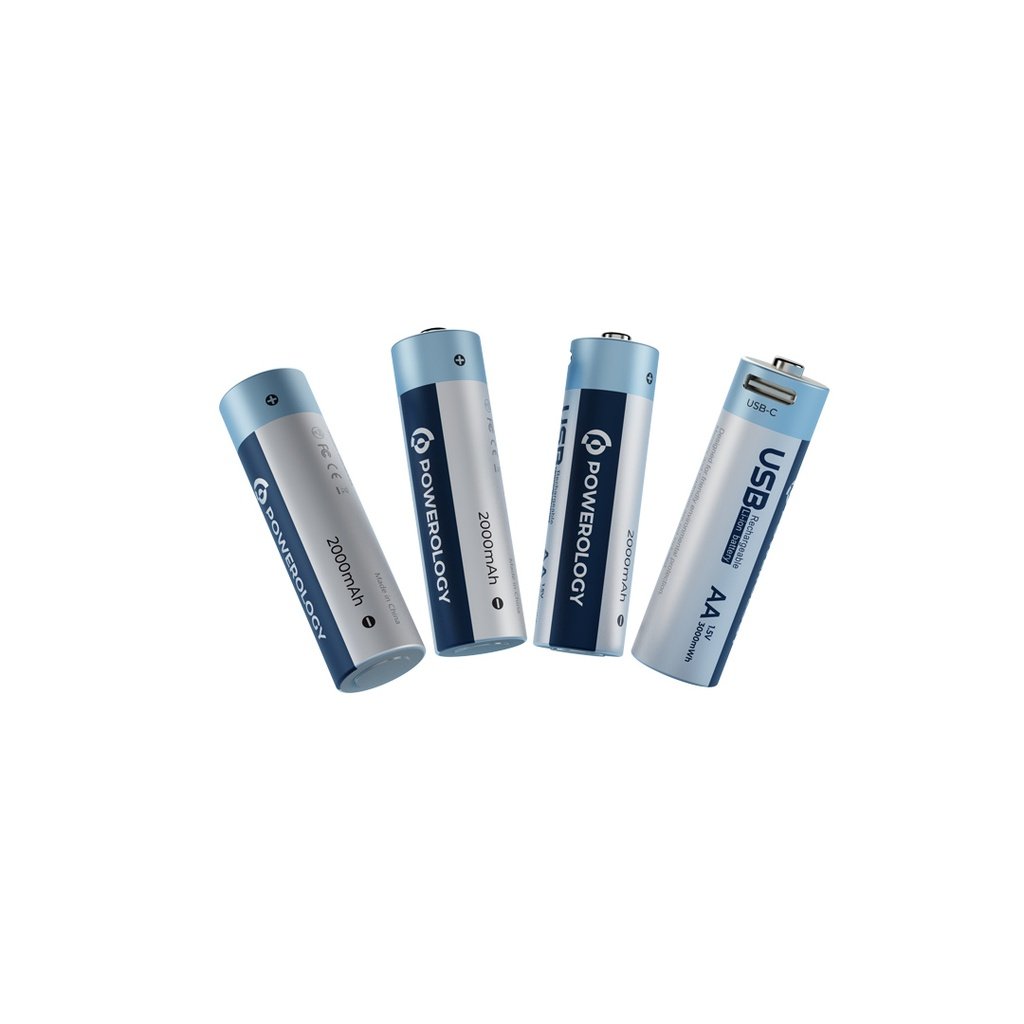 Powerology USB-C Rechargeable Lithium-Ion AA Battery 2 Powerology USB-C Rechargeable Lithium-Ion AA Battery - Image 2
