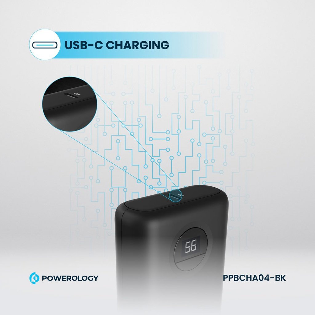 Powerology Ultra-Compact 10000 mAh Fast Charging Power Bank 4 Powerology Ultra-Compact 10000 mAh Fast Charging Power Bank - Image 4