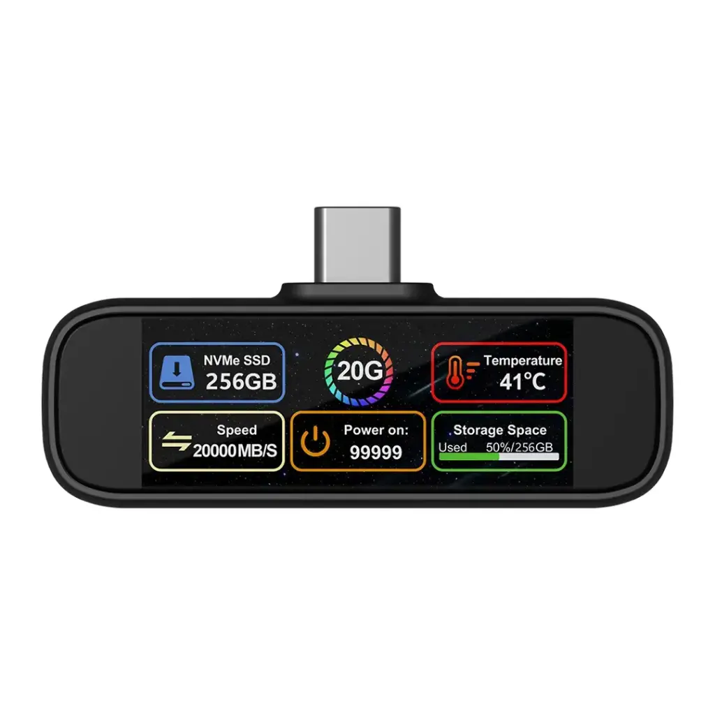 Powerology Vaultx 256Gb , 512Gb & 1Tb Mini Portable SSD Drive 3 Powerology Vaultx 256Gb , 512Gb & 1Tb Mini Portable SSD Drive - Image 3