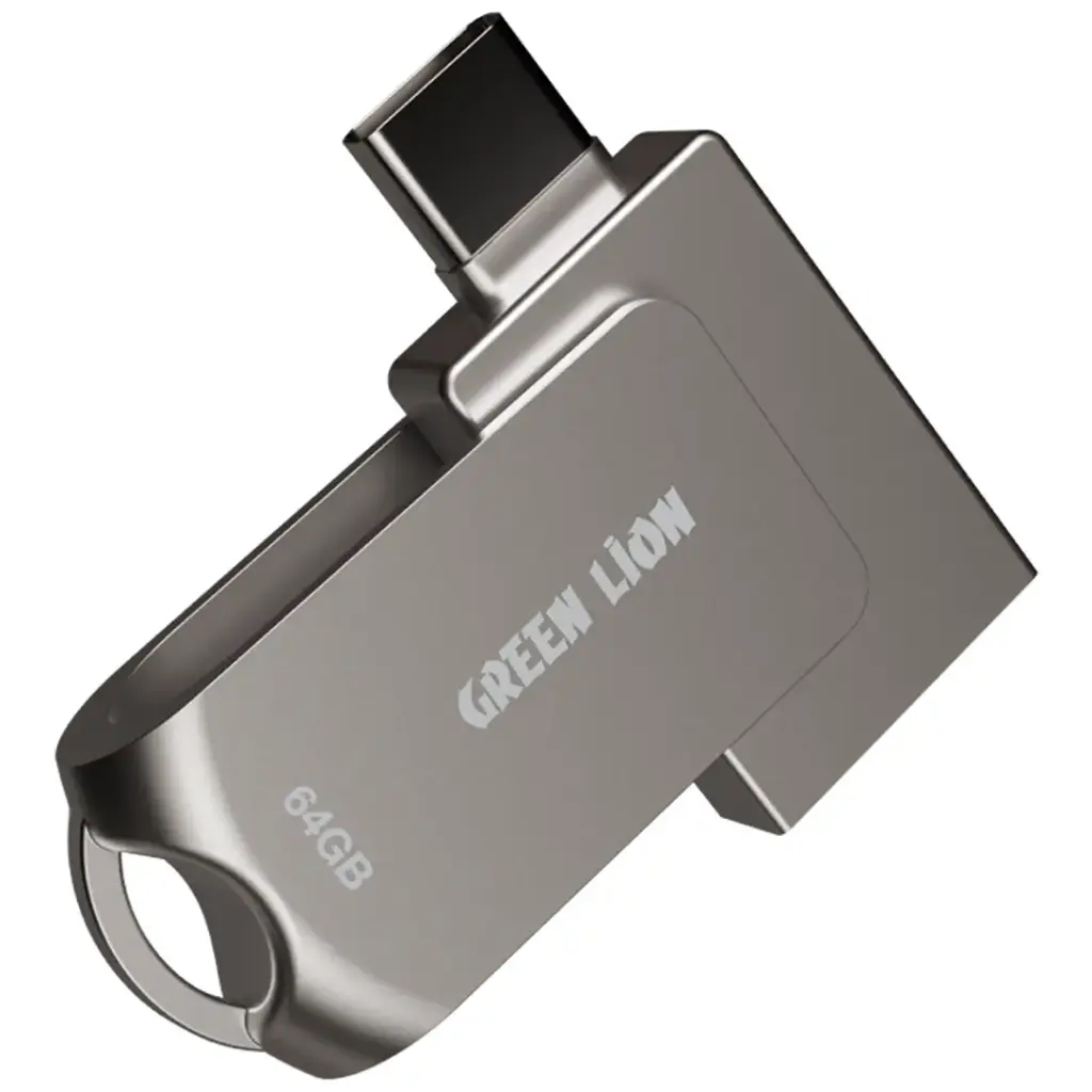 Green Lion 2 in 1 OTG USB-C Flash Drive USB 3.0 2 Green Lion 2 in 1 OTG USB-C Flash Drive USB 3.0 - Image 2