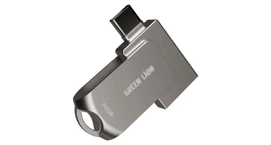 Green Lion 2 in 1 OTG USB-C Flash Drive USB 3.0 1 Green Lion 2 in 1 OTG USB-C Flash Drive USB 3.0