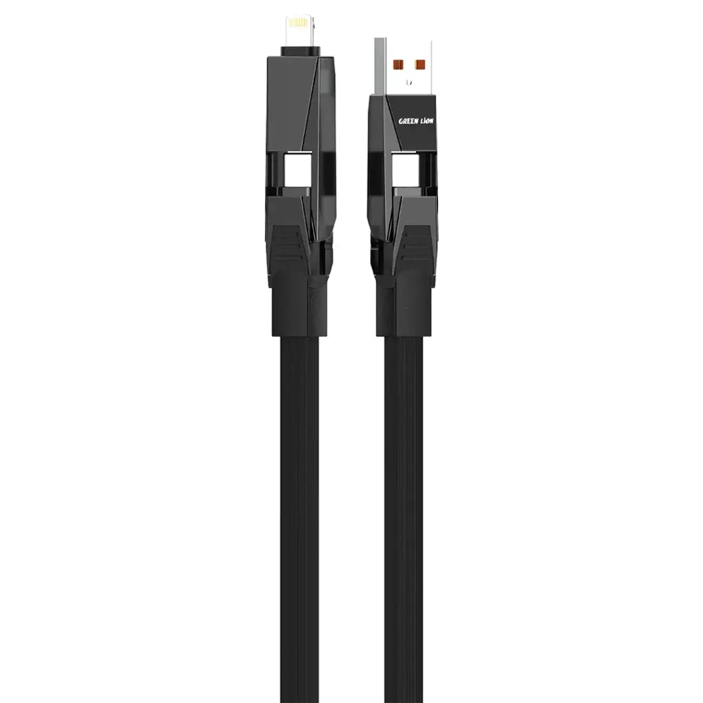 Green Lion 4-In-1 Fast Charging Cable 2 Green Lion 4-In-1 Fast Charging Cable - Image 2