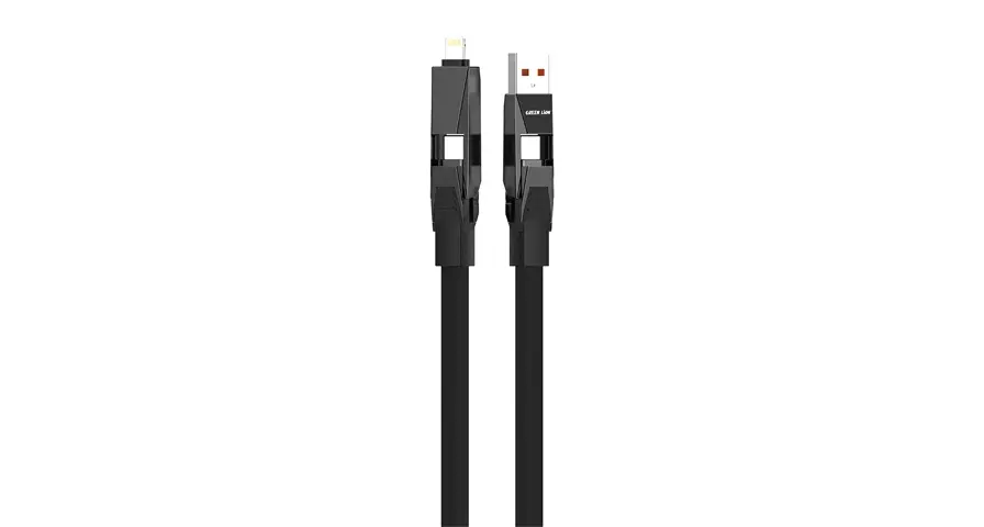 Green Lion 4-In-1 Fast Charging Cable 1 Green Lion 4-In-1 Fast Charging Cable