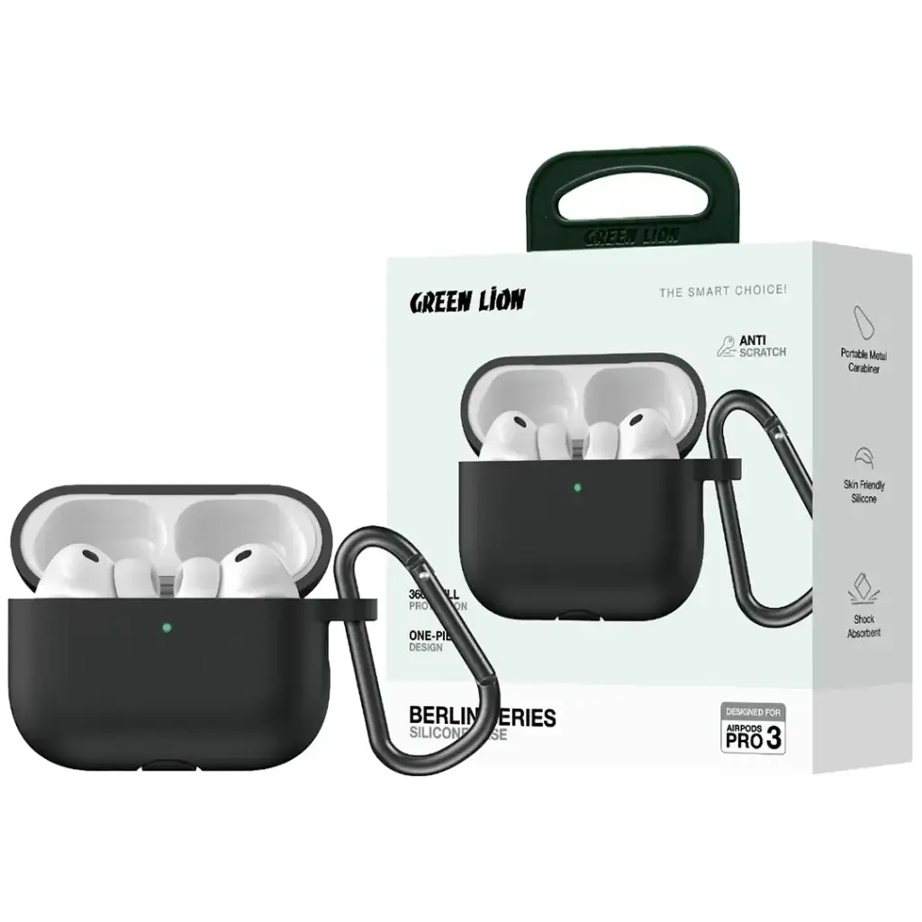 Green Lion Berlin Series Silicone Case for AirPods Pro 3 3 Green Lion Berlin Series Silicone Case for AirPods Pro 3 - Image 3
