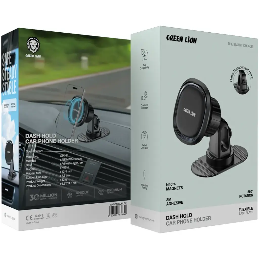 Green Lion Dash Hold Car Phone Holder 4 Green Lion Dash Hold Car Phone Holder - Image 4