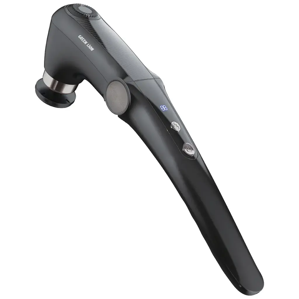 Green Lion Foldable Massage Gun with Long Handle & 45° Bend Adjustment 2 Green Lion Foldable Massage Gun with Long Handle & 45° Bend Adjustment - Image 2