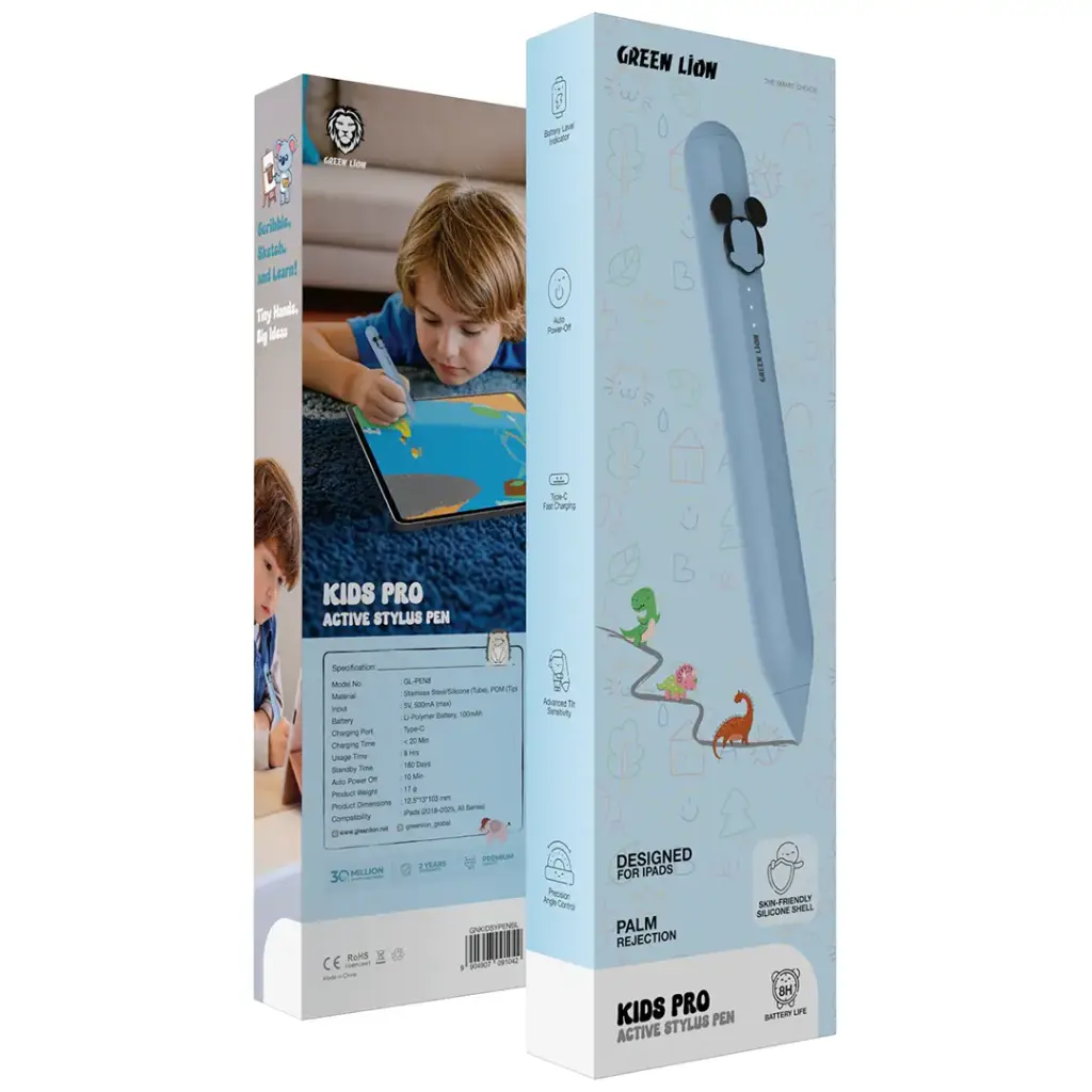 Green Lion Kids Pro Active Stylus Pen for iPads 5 Green Lion Kids Pro Active Stylus Pen for iPads - Image 5