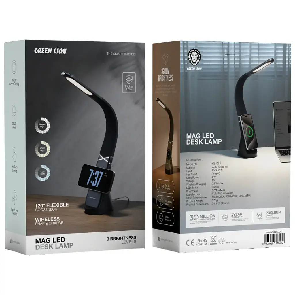 Green Lion Mag LED Desk Lamp 4 Green Lion Mag LED Desk Lamp - Image 4