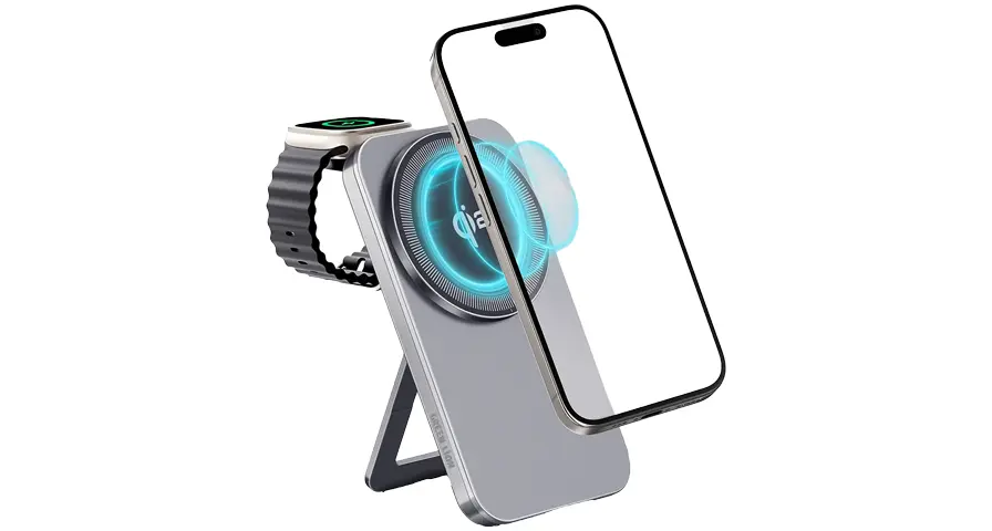 Green Lion Magstand Duo Wireless Charger with Kickstand 15W 1 Green Lion Magstand Duo Wireless Charger with Kickstand 15W