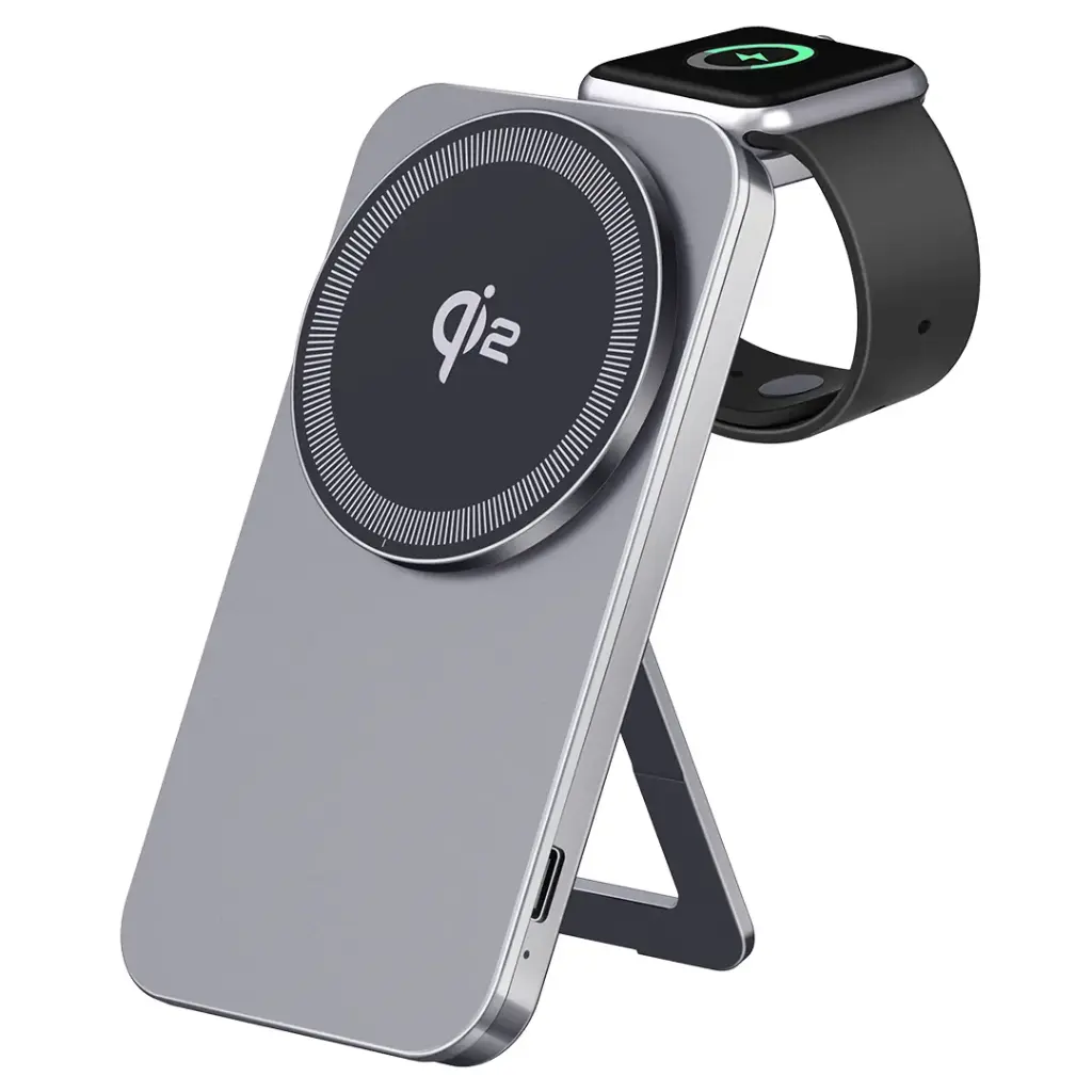Green Lion Magstand Duo Wireless Charger with Kickstand 15W 4 Green Lion Magstand Duo Wireless Charger with Kickstand 15W - Image 4