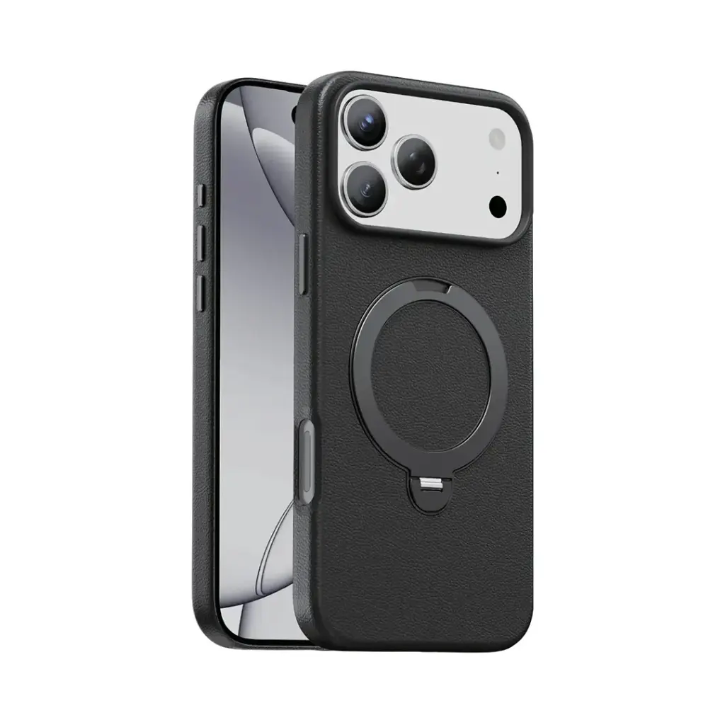 Green Lion Minster Leather MagSafe Case with Foldable Stand Design for iPhone 17 Pro/Pro Max 2 Green Lion Minster Leather MagSafe Case with Foldable Stand Design for iPhone 17 Pro/Pro Max - Image 2