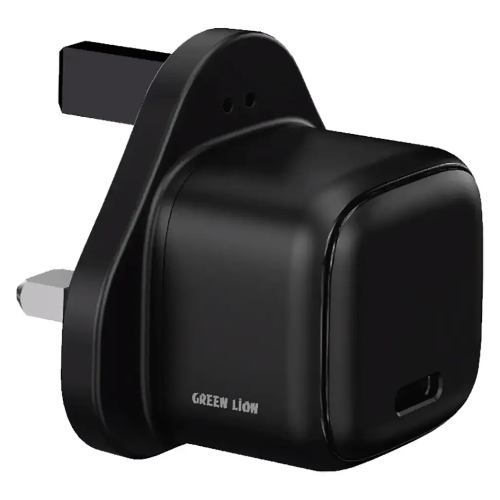 Green Lion Nexio Single Port Wall Charger UK Plug 20W 2 Green Lion Nexio Single Port Wall Charger UK Plug 20W - Image 2