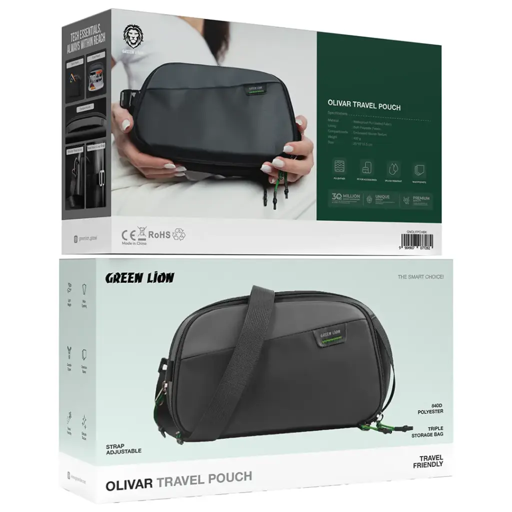 Green Lion Olivar Travel Pouch 3 Green Lion Olivar Travel Pouch - Image 3