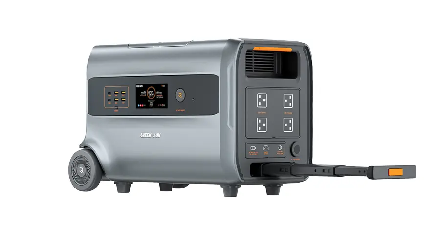 Green Lion RG-2400 Power Station with 2400Wh 50000mAh LiFePO4 Battery 1 Green Lion RG-2400 Power Station with 2400Wh 50000mAh LiFePO4 Battery