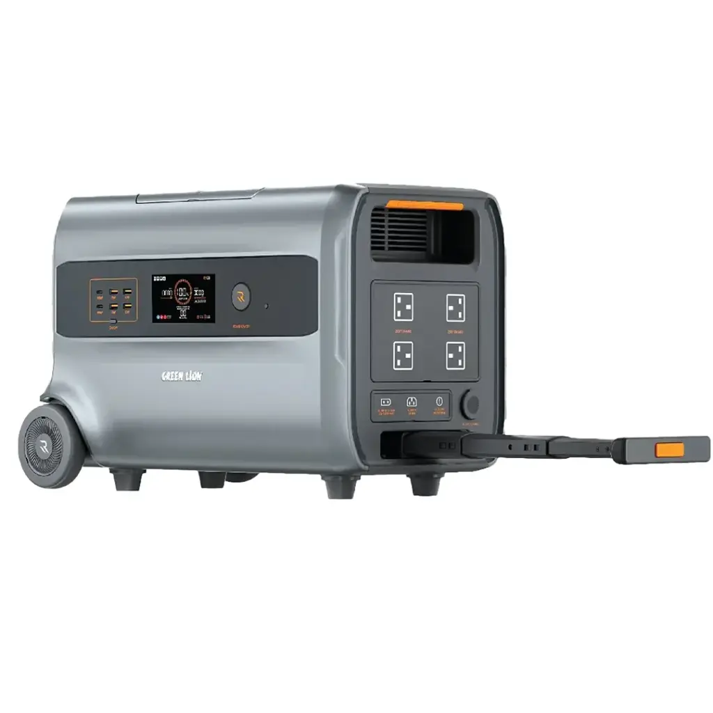 Green Lion RG-2400 Power Station with 2400Wh 50000mAh LiFePO4 Battery 2 Green Lion RG-2400 Power Station with 2400Wh 50000mAh LiFePO4 Battery - Image 2