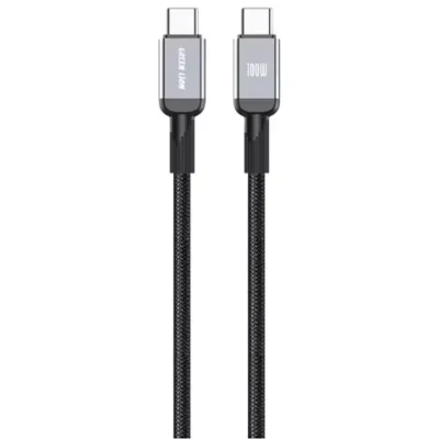 Green Lion USB-C to USB-C Durable 1m Braided Cable PD 100W