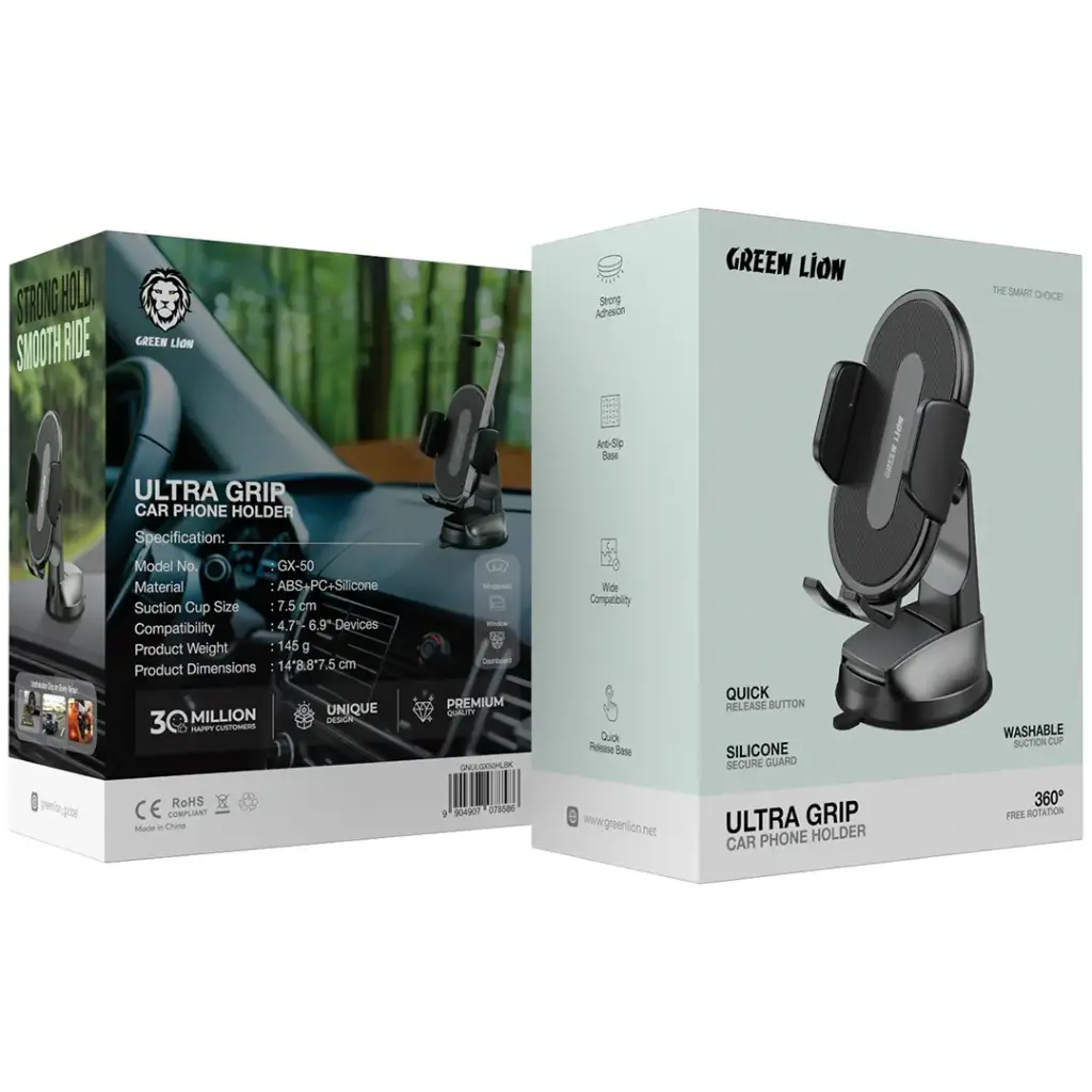 Green Lion Ultra Grip Car Phone Holder 4 Green Lion Ultra Grip Car Phone Holder - Image 4
