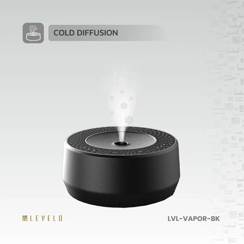 Levelo 400mAh Vapor Car Aroma Diffuser - Black 5 Levelo 400mAh Vapor Car Aroma Diffuser - Black - Image 5