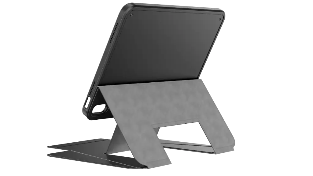 Levelo Flexo Leather Hybrid Case for iPad - Black 1 Levelo Flexo Leather Hybrid Case for iPad - Black