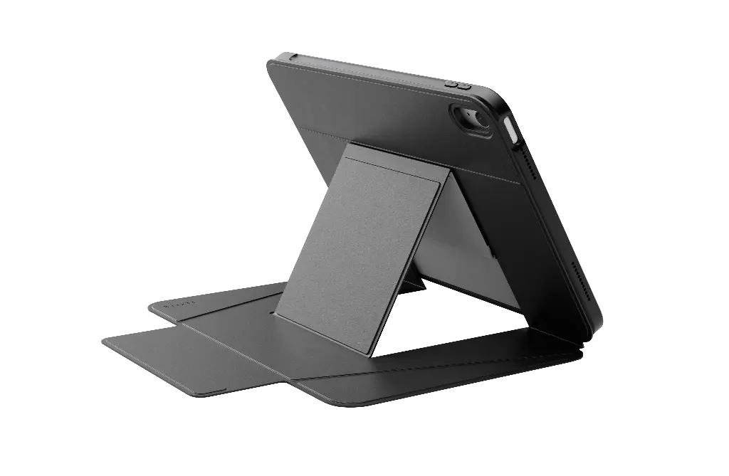 Levelo Flexo Leather Hybrid Case for iPad - Black 3 Levelo Flexo Leather Hybrid Case for iPad - Black - Image 3