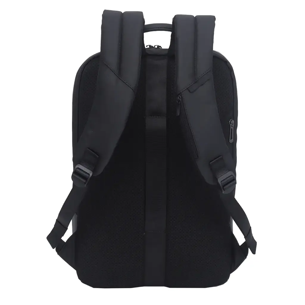 Levelo Lisbon Carrying Laptop/Universal 15.6” Backpack - Black/Grey 3 Levelo Lisbon Carrying Laptop/Universal 15.6” Backpack - Black/Grey - Image 3