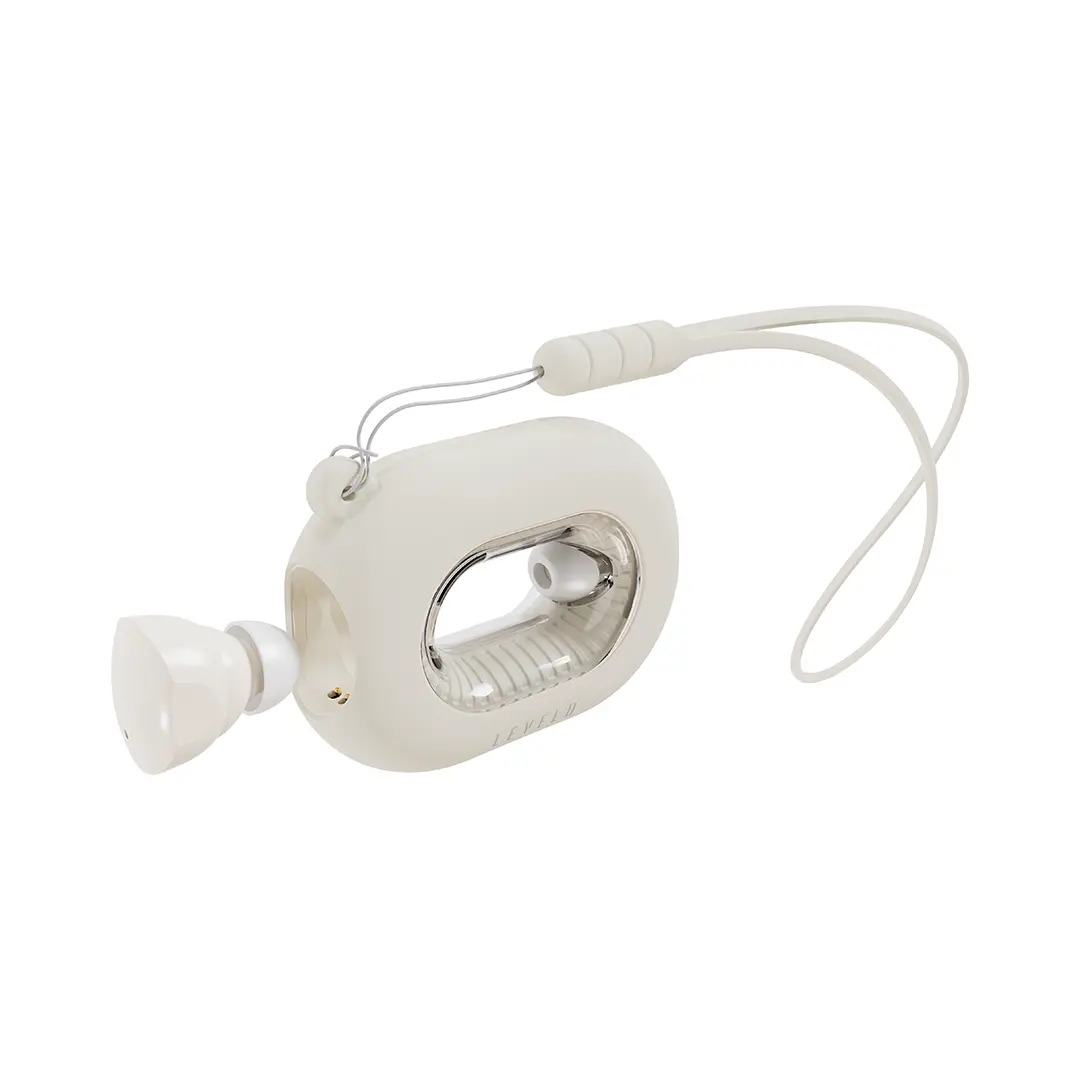 Levelo Oslobuds 250mAh Wireless Earbuds - Ivory 2 Levelo Oslobuds 250mAh Wireless Earbuds - Ivory - Image 2