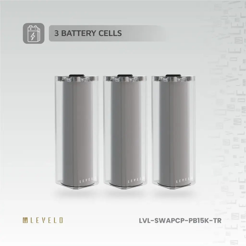Levelo SwapCell PRO 15000mAh Powerbank With Accessories - Transparent 7 Levelo SwapCell PRO 15000mAh Powerbank With Accessories - Transparent - Image 7