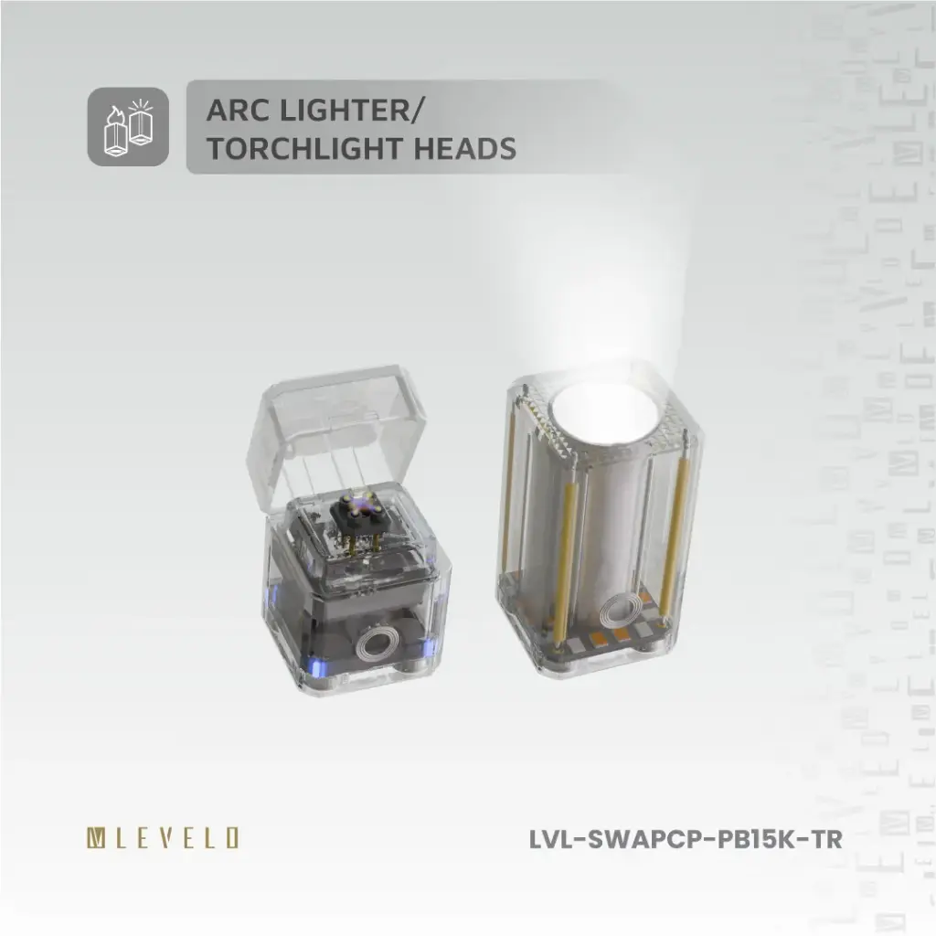Levelo SwapCell PRO 15000mAh Powerbank With Accessories - Transparent 4 Levelo SwapCell PRO 15000mAh Powerbank With Accessories - Transparent - Image 4
