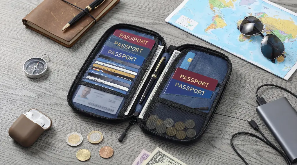 PORODO MILANO SMART PASSPORT HOLDER RFID Blocking Protection 3 PORODO MILANO SMART PASSPORT HOLDER RFID Blocking Protection - Image 3