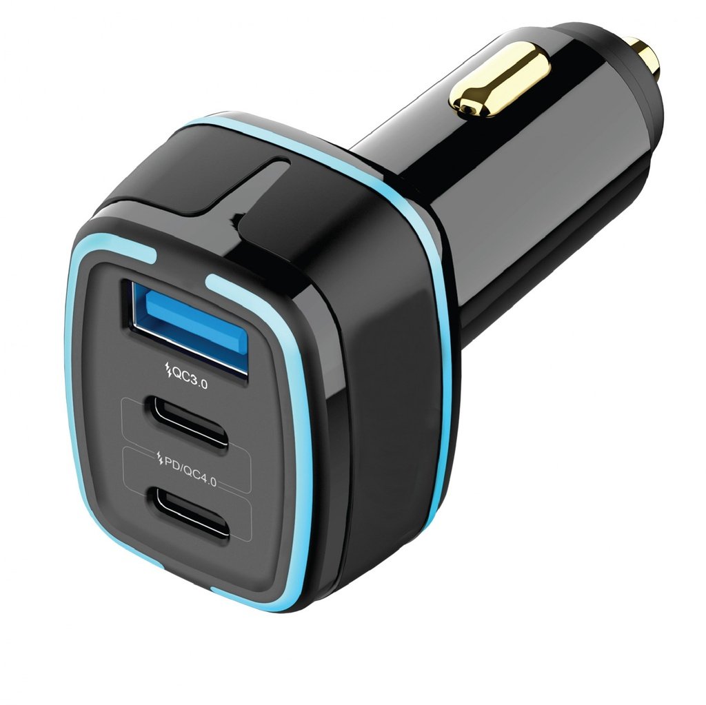Porodo 105W Dual PD Multi-Port Quick Charge Car Charger 2 Porodo 105W Dual PD Multi-Port Quick Charge Car Charger - Image 2