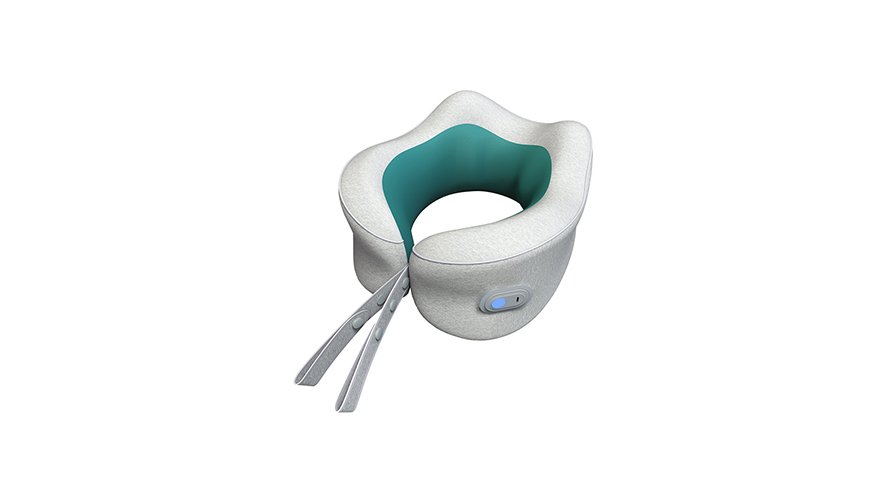 Porodo 3D Kneading Massage Pillow - Grey 1 Porodo 3D Kneading Massage Pillow - Grey